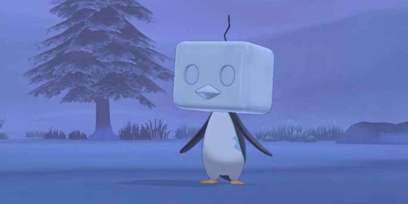 The penguin-like Eiscue in Pokemon