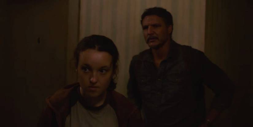 Ellie and Joel in The Last of Us show