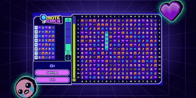 A screenshot form Emote Search