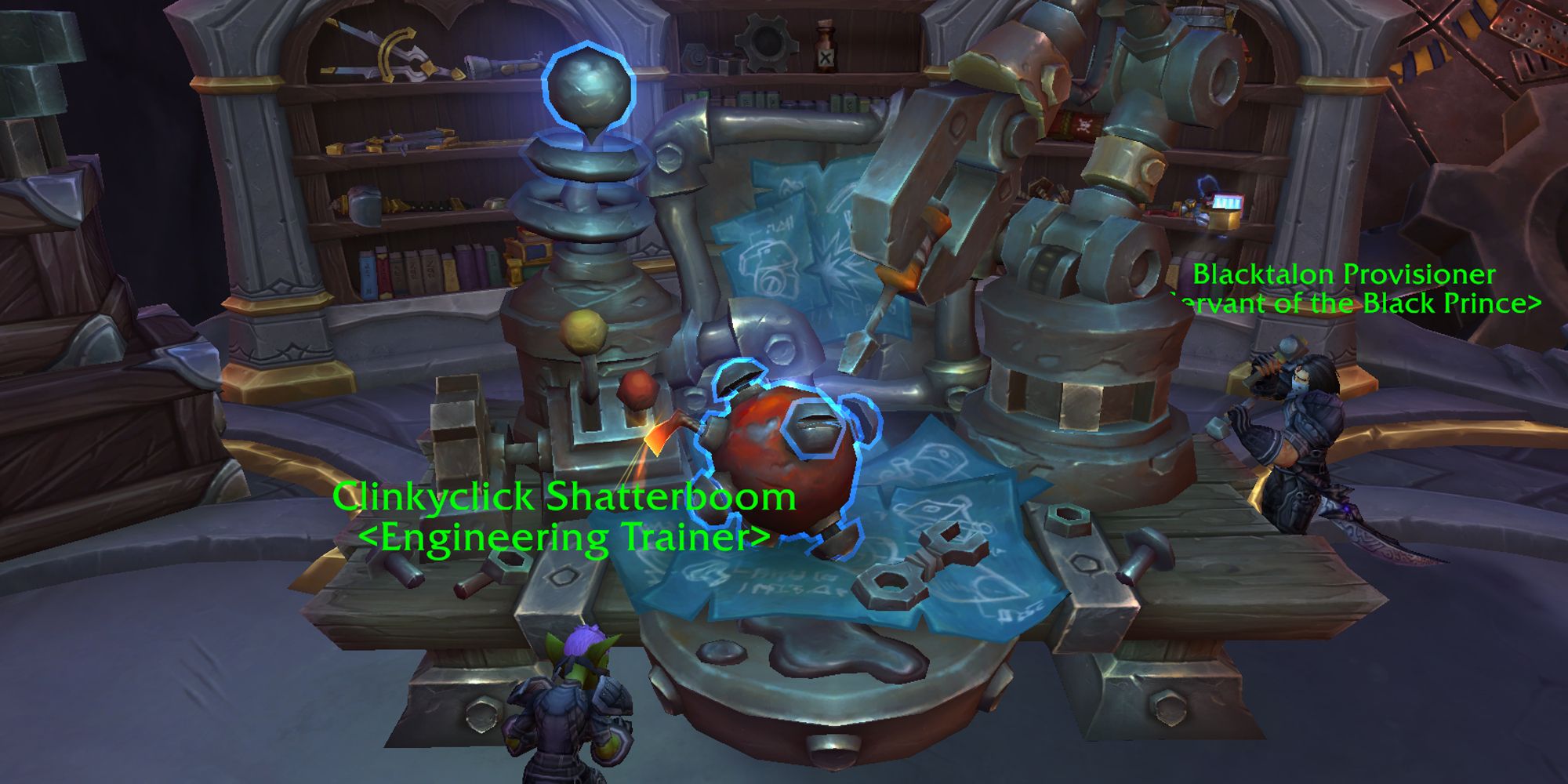 Engineer workbench as seen in World of Warcraft Dragonflight