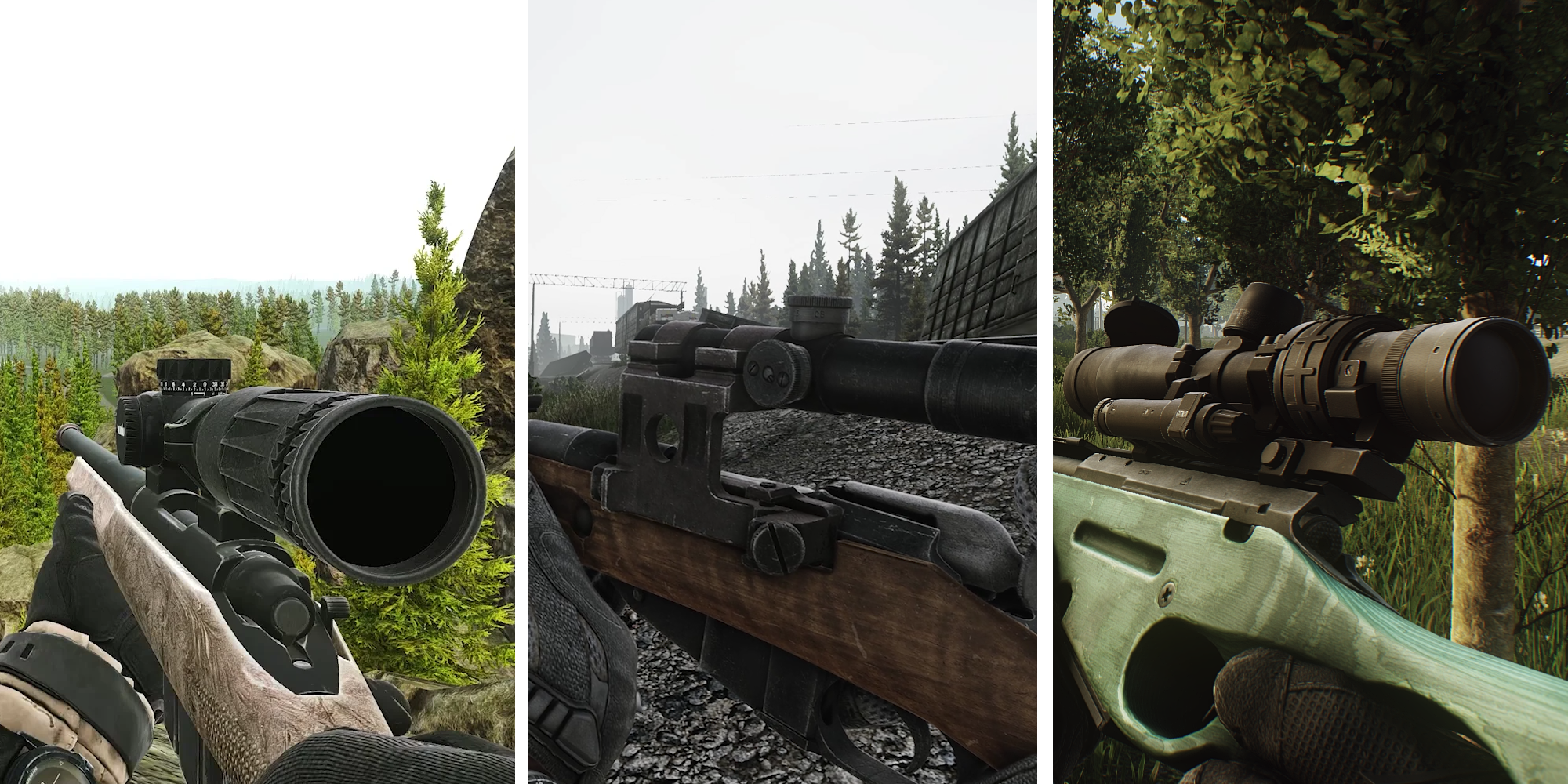 escape from tarkov sniper rifle assortment
