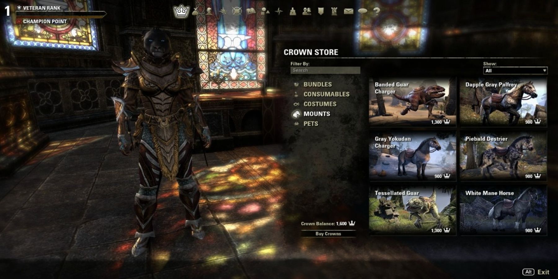 ESO Crown Store