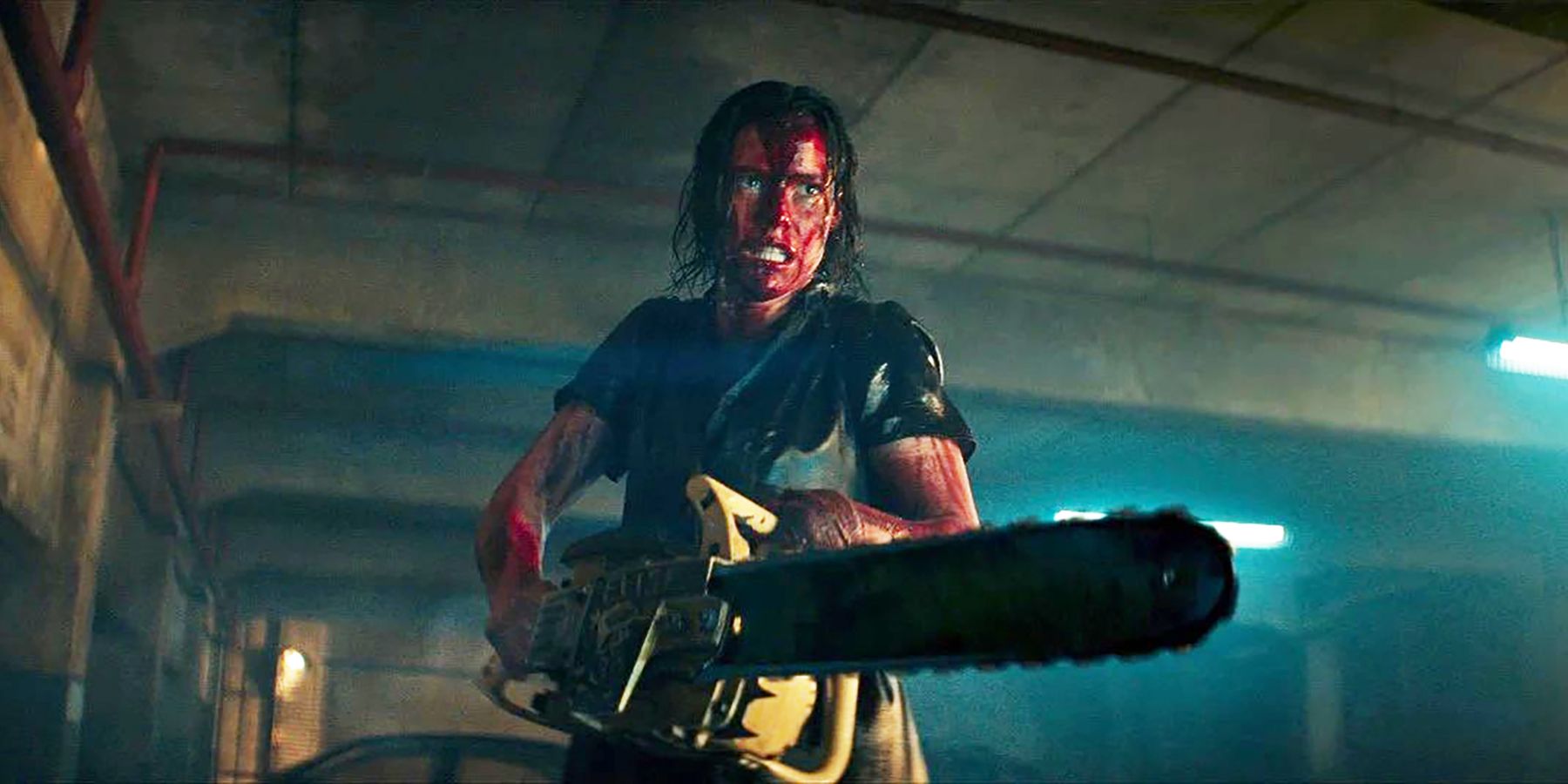 New Evil Dead Rise Trailer Features Glass Eating, Chainsaw, More