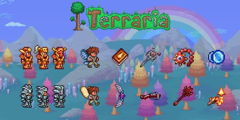 Terraria, combat builds Queen Slime fight