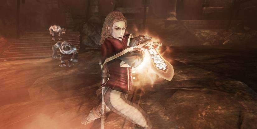 Fable 3 Princess fighting Hobs