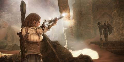 Fable 3 Princess shooting rifle