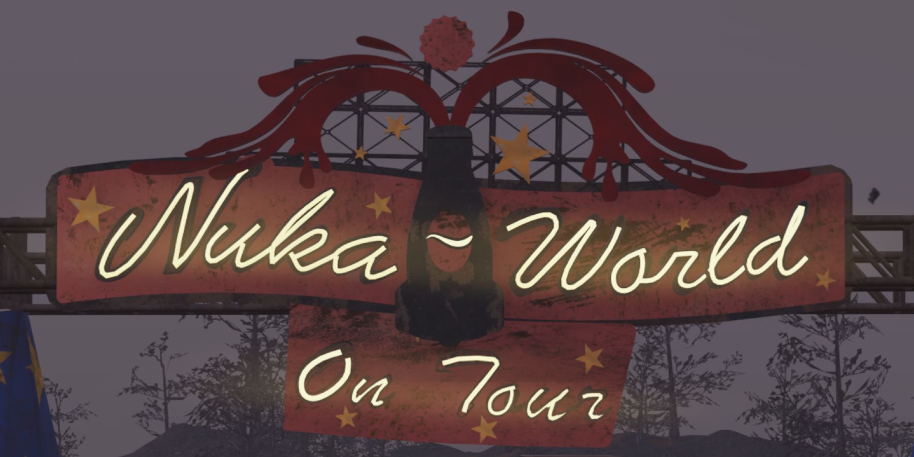 Fallout 76 Nuka World On Tour Neon Sign at Nuka-World