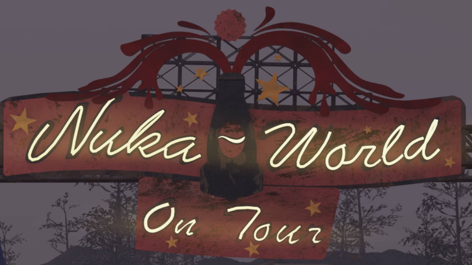 Fallout 76 Nuka World On Tour Neon Sign at Nuka-World