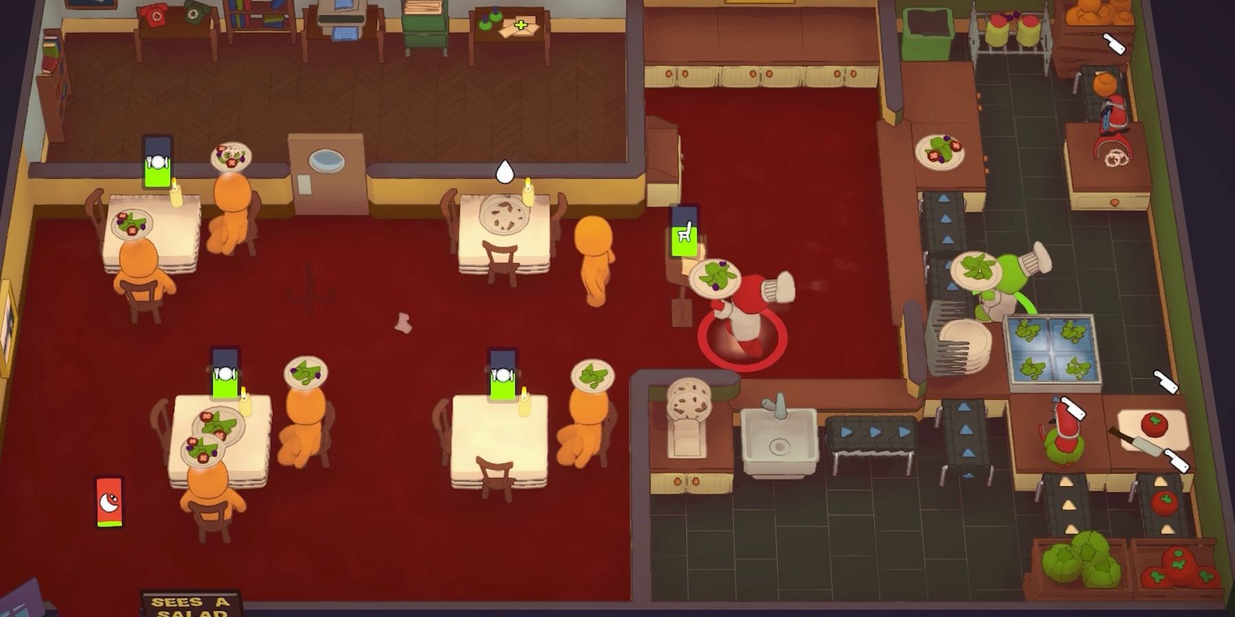 A screenshot of gameplay featuring PlateUp!