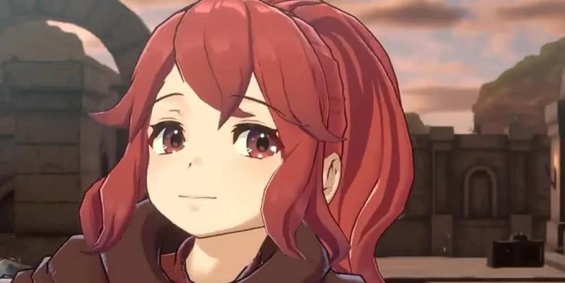 Anna in a cutscene from Fire Emblem Engage