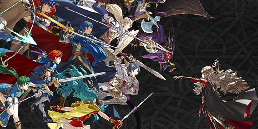 The cover art for Fire Emblem Heroes
