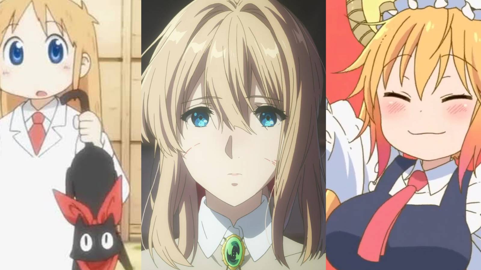 Featured Best Anime By Kyoto Animation Violet Evergarden Nichijou Kobayashi