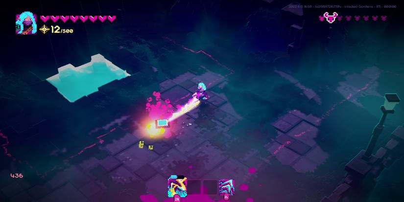 Fighting enemies in Lone Ruin