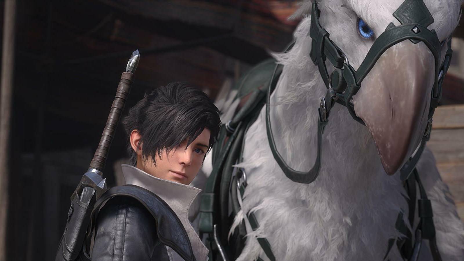 Clive with his Chocobo