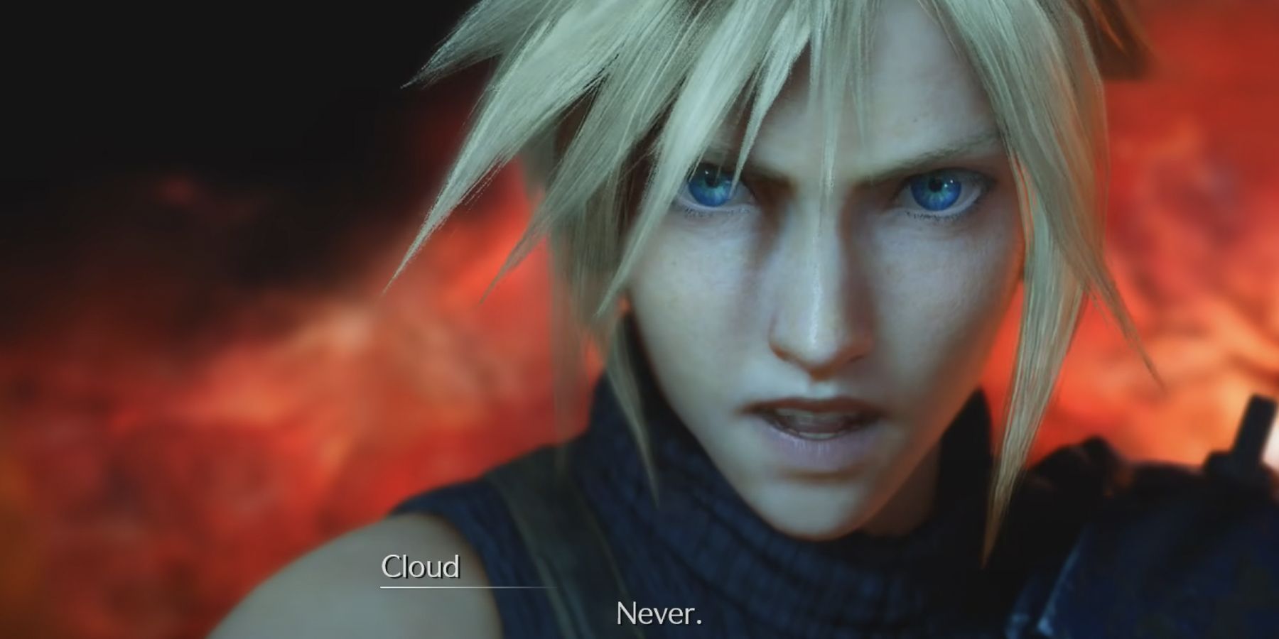 Final Fantasy 7 Remake Cloud at the End