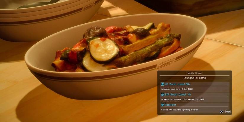 Final Fantasy Fun Techniques- Final Fantasy XV Lasagna