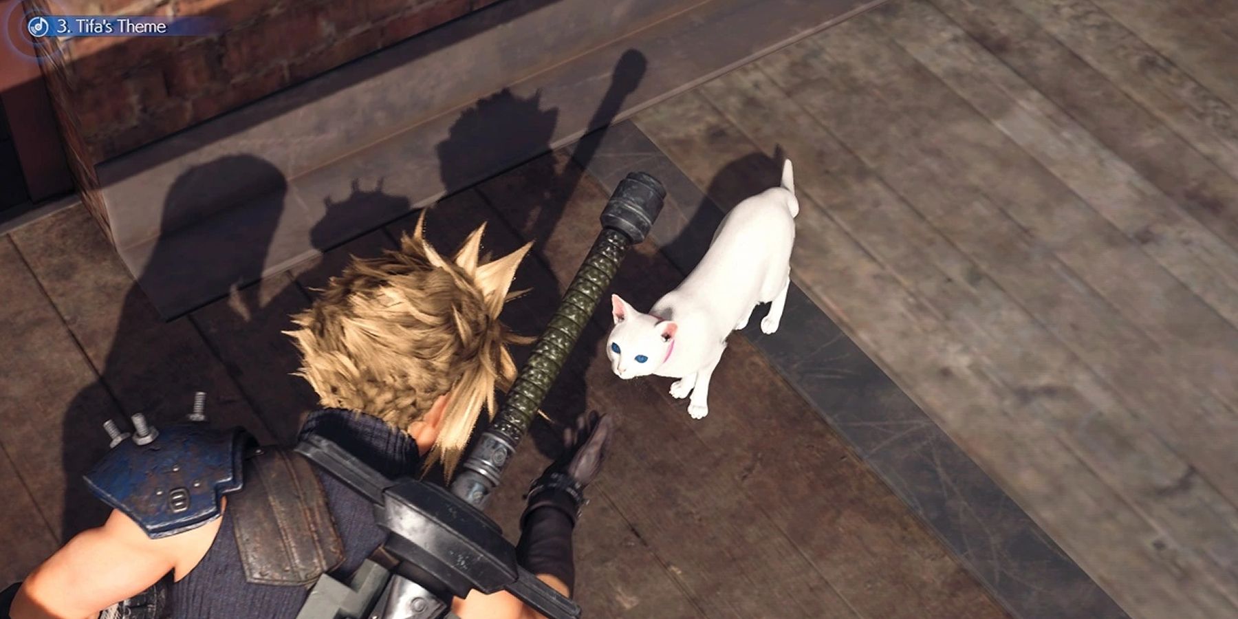 final fantasy 7 remake cat with crown