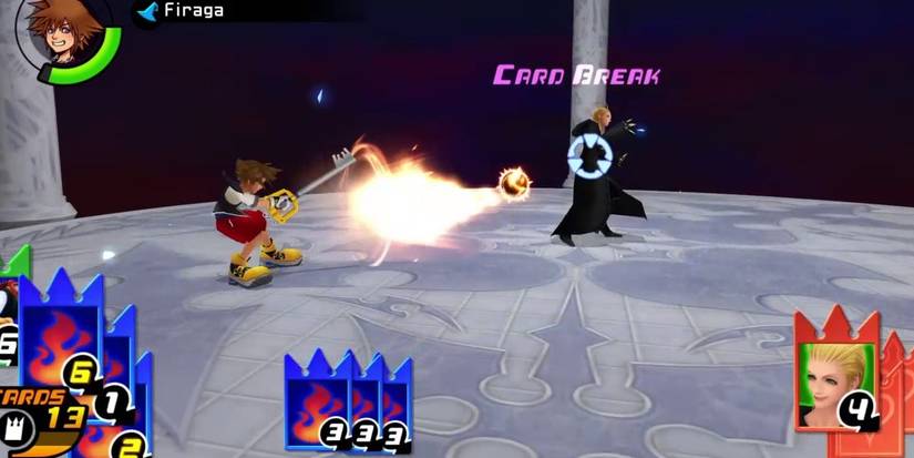 Firaga in Kingdom Hearts Re: Chain of Memories