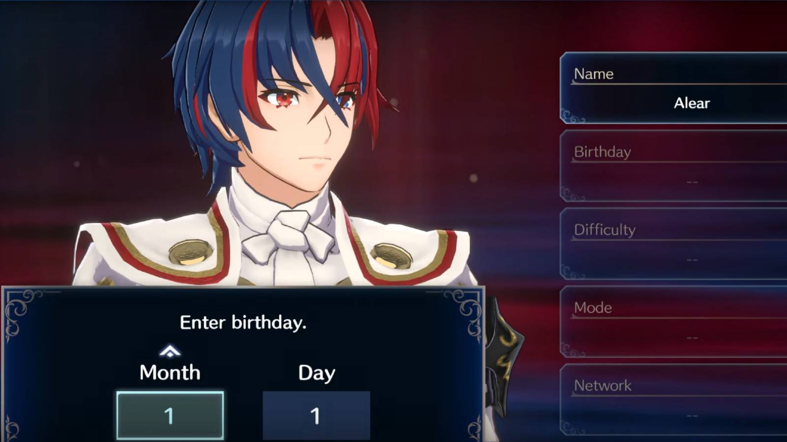 Fire Emblem Engage Birthday Select