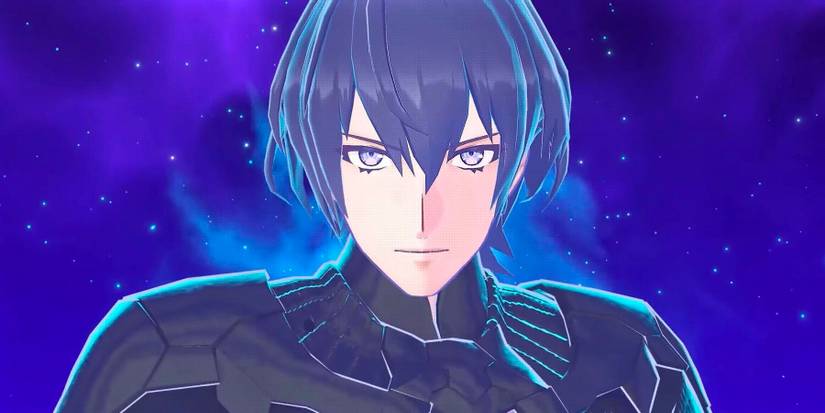 Fire Emblem Engage Byleth character intro close-up