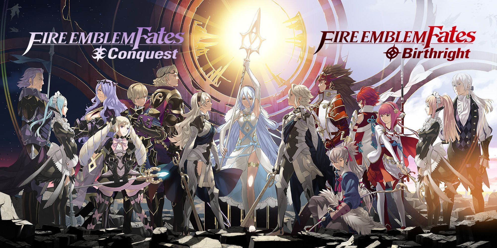 The cover image of Fire Emblem: Fates