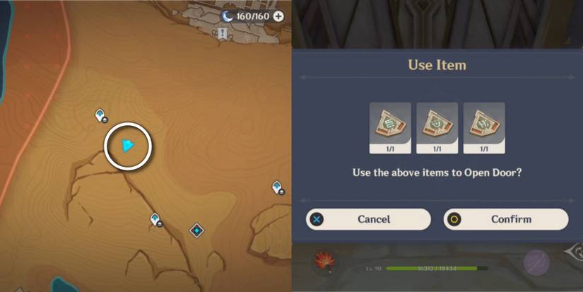 first location to use the mysterious stone slate in genshin impact