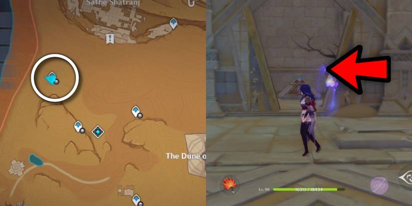 first slate placement location in genshin impact