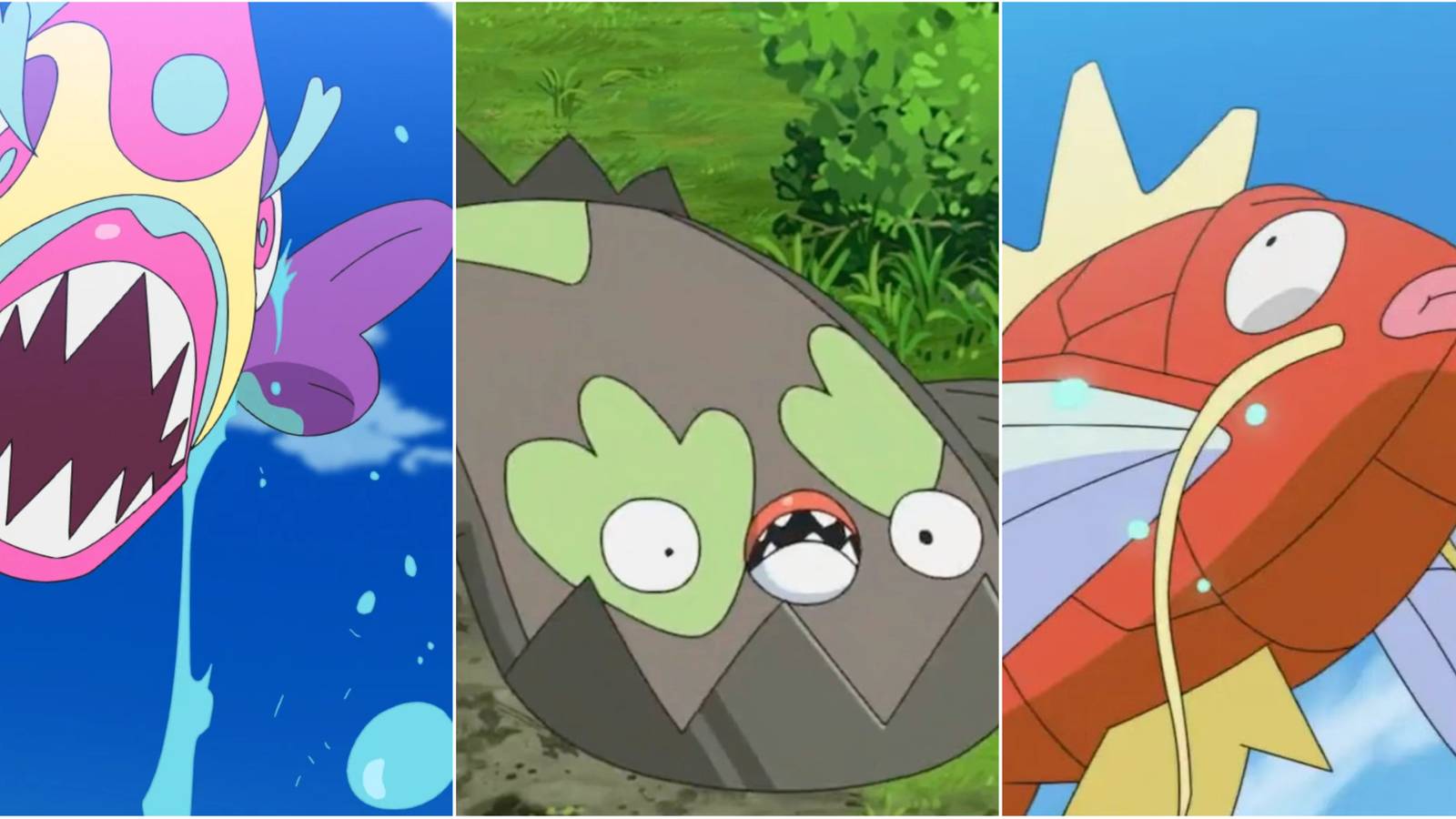 Pokemon Fish Snake Best Fish Pokemon