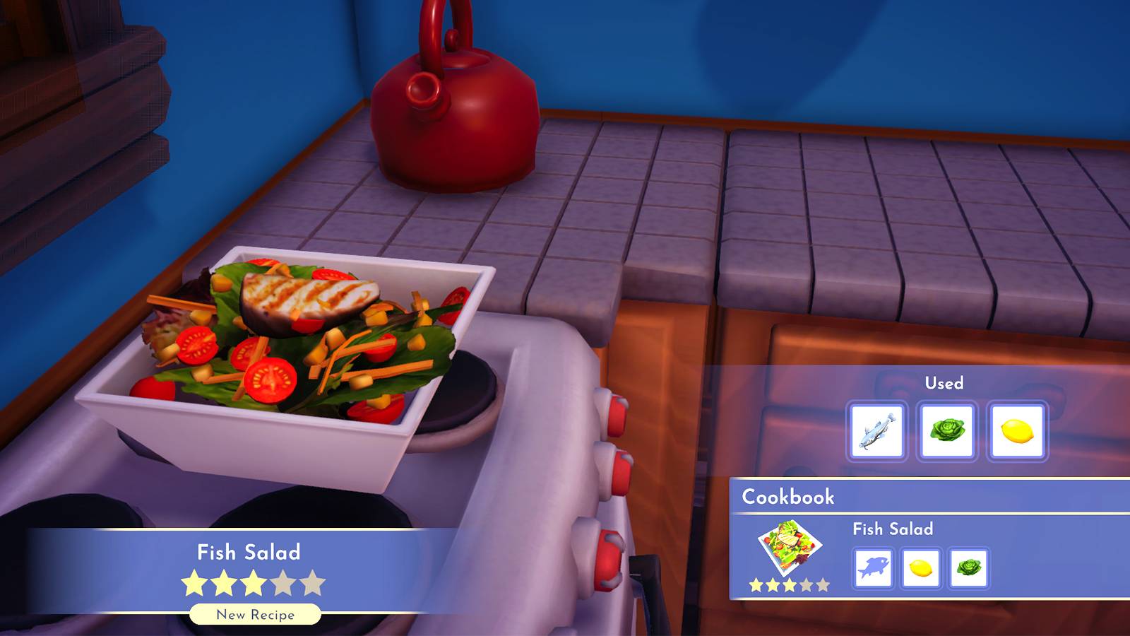 fish salad in disney dreamlight valley