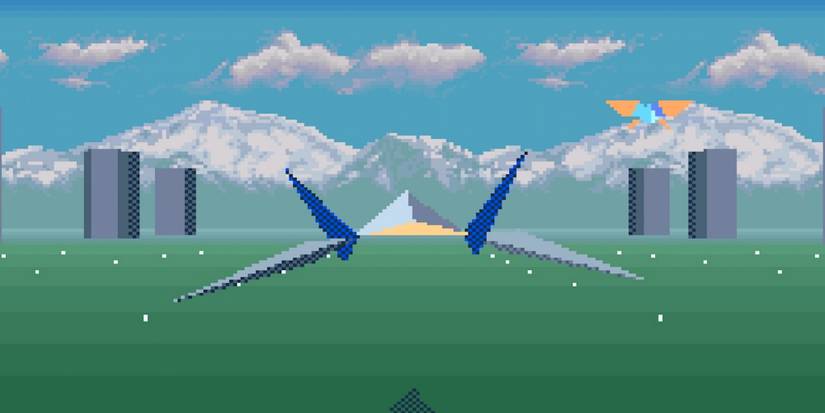 Flying around in Star Fox