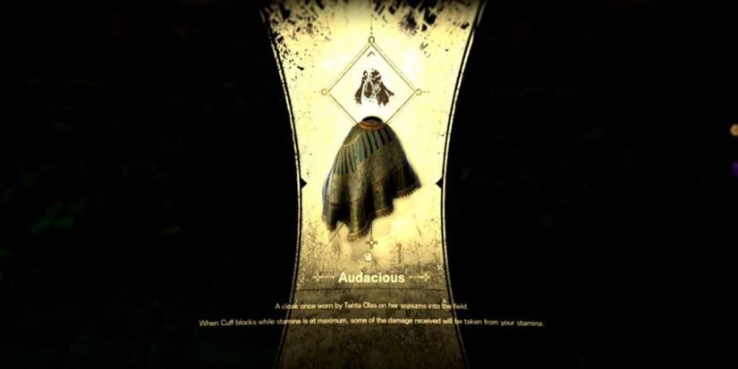 Forspoken Audacious Cloak after gaining the reward