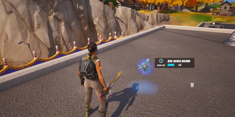 fortnite big bush bomb location