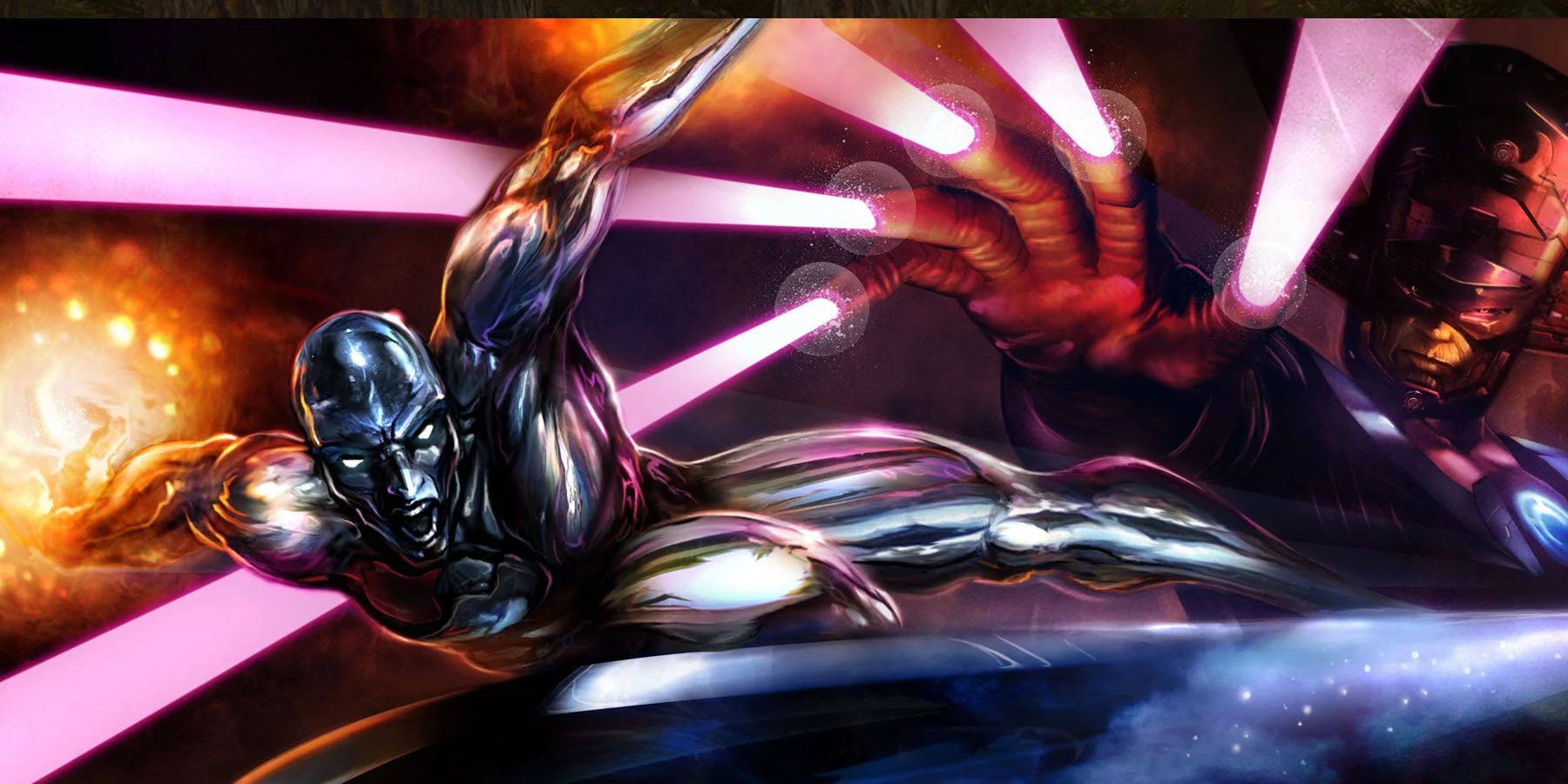 Galactus and Silver Surfer in Marvel Ultimate Alliance