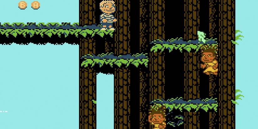 Player uses Luke Puke to kill enemies