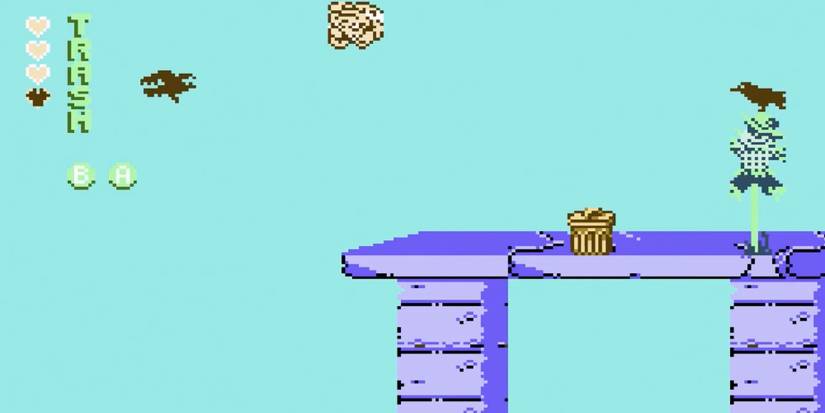 Player finds a treasure chest after jumping with Patty Putty