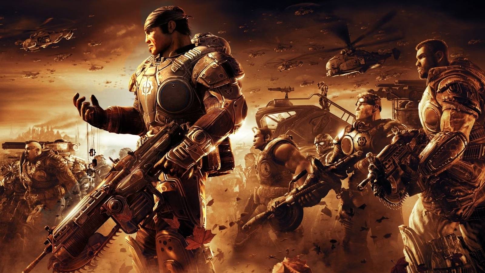 marcus fenix and the gang