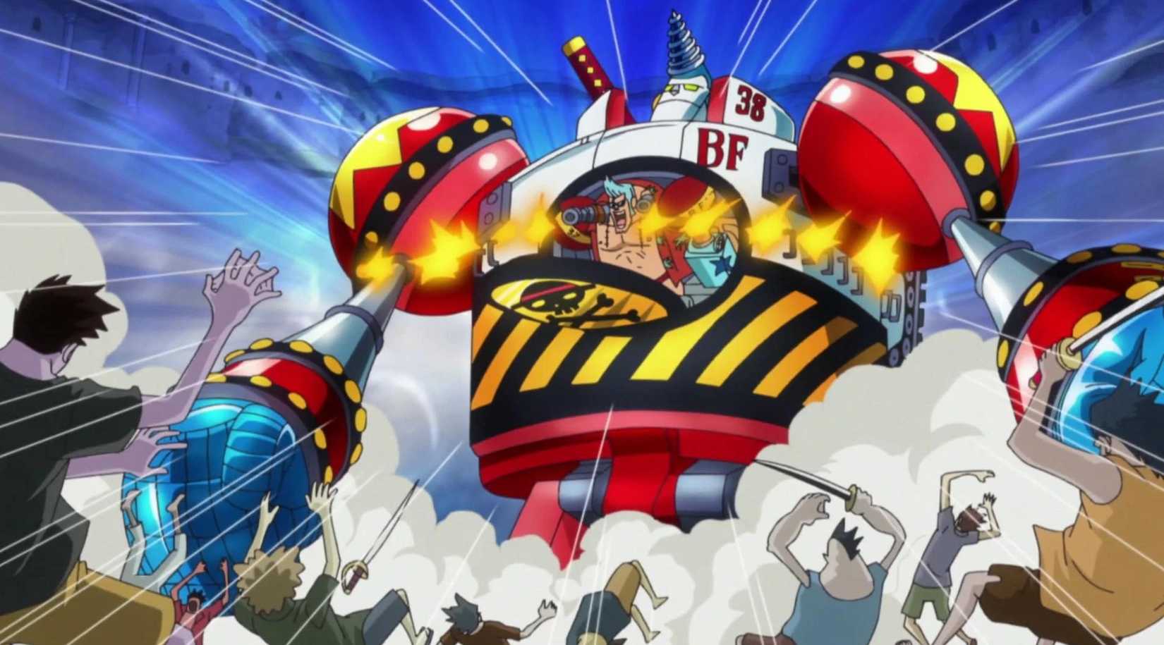 Franky Shogun The most powerful non-sword weapons, one piece