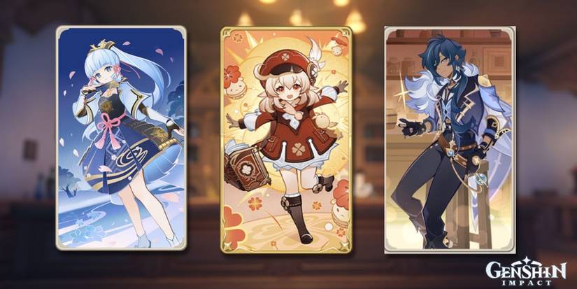 Genshin Impact Genius Invokation TCG Klee Ayaka Kaeya