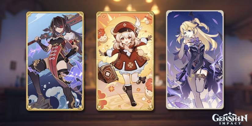 Genshin Impact Genius Invokation TCG Klee Beidou Fischl