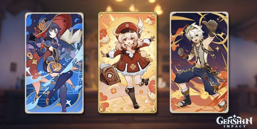 Genshin Impact Genius Invokation TCG Klee Mona Bennett