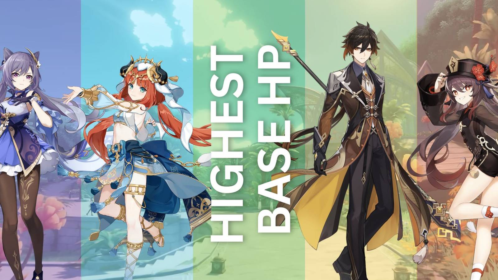 Genshin Impact Highest HP