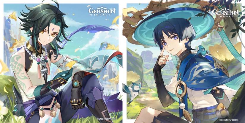 Genshin Impact Xiao and Wanderer