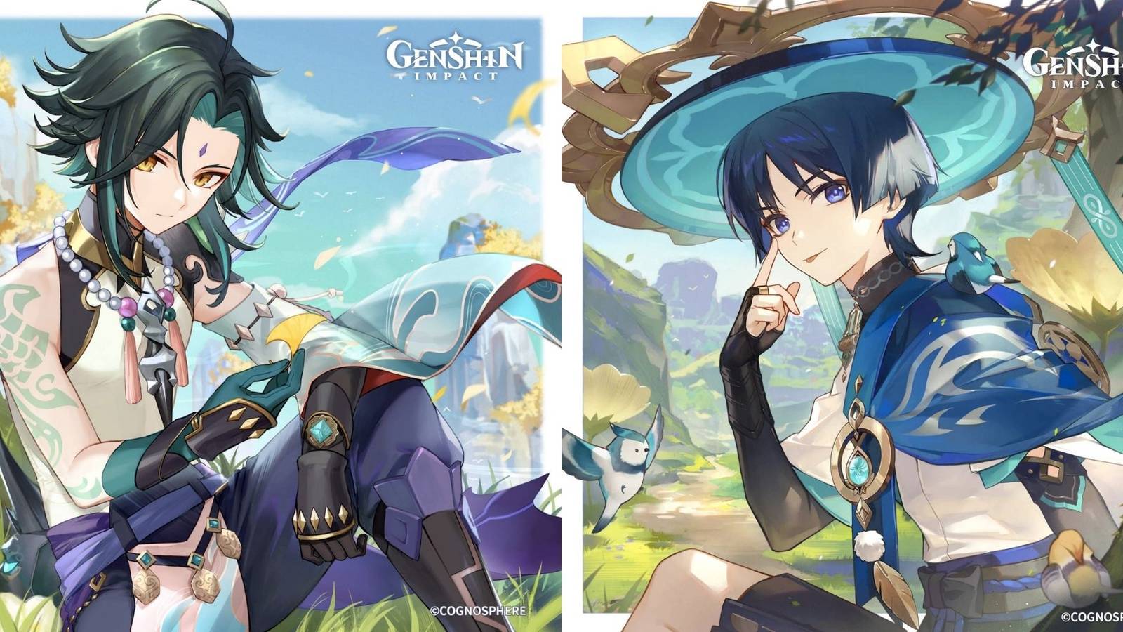 Genshin Impact Xiao and Wanderer