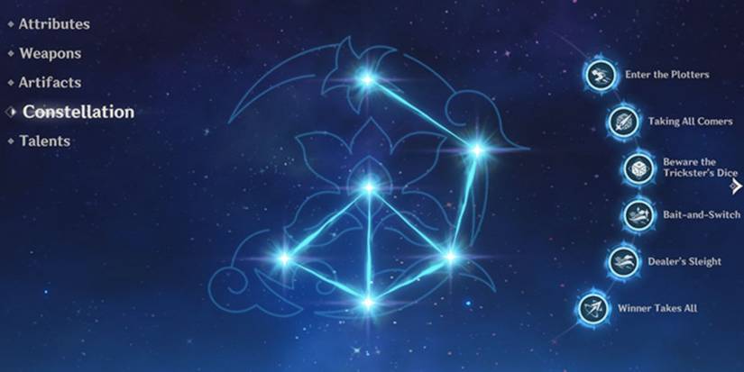 Genshin Impact Yelan Constellation