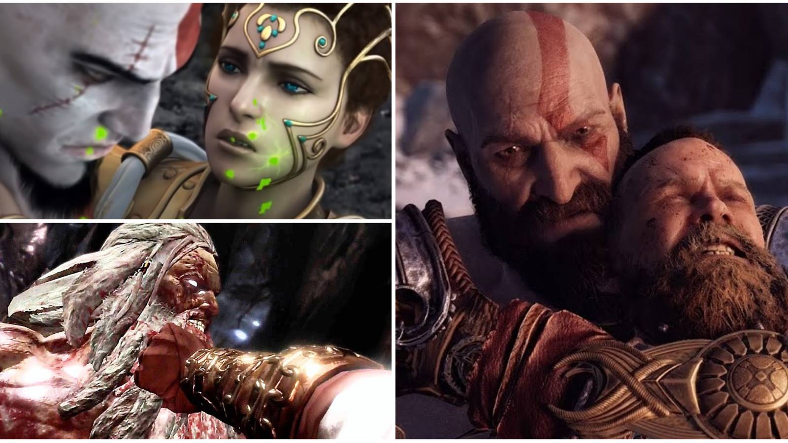 God of War Justified & Unjustified Deaths- Athena Zeus Baldur