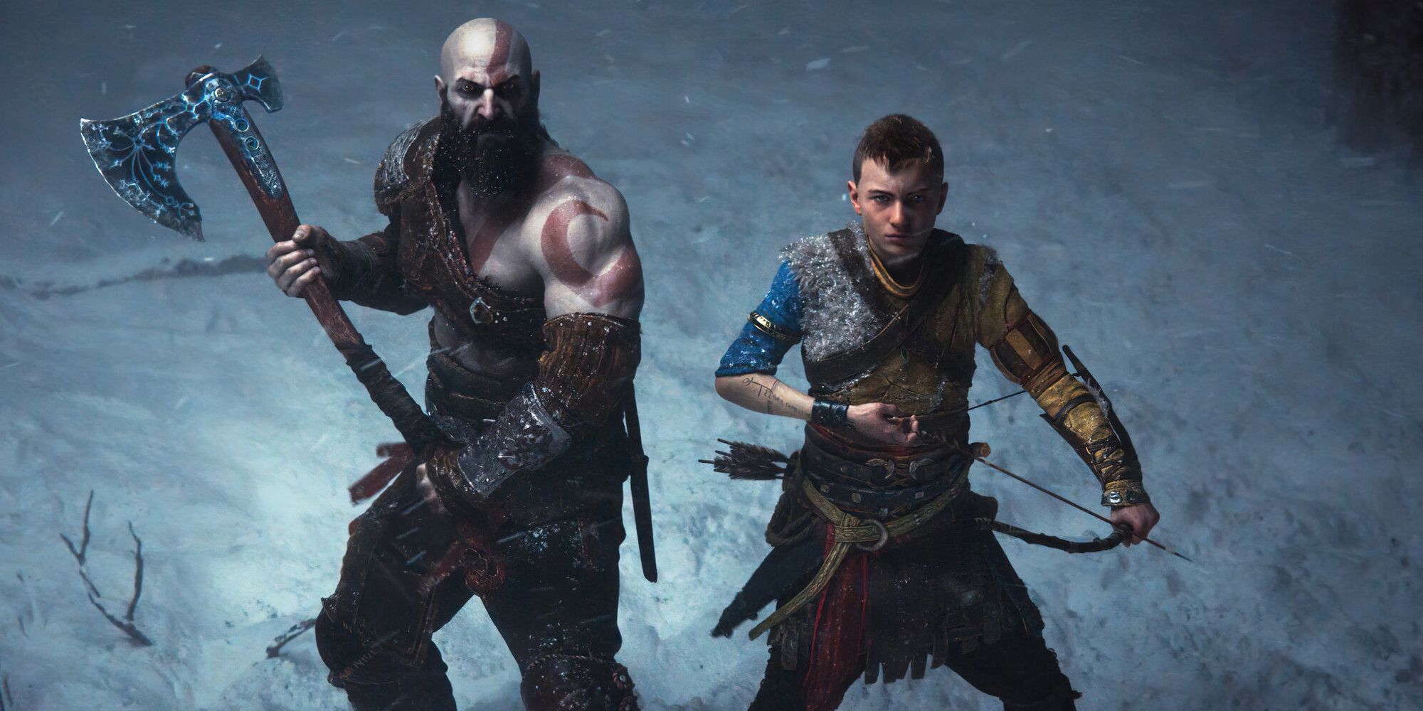 God of War Kratos and Atreus pose