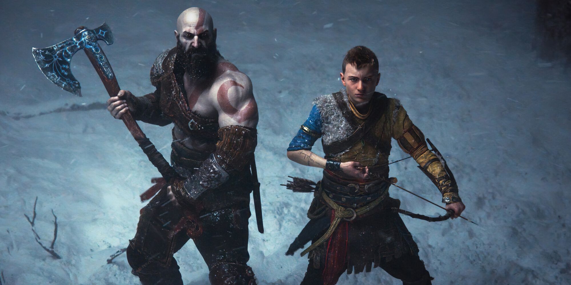 God Of War Kratos Et Atreus Posent