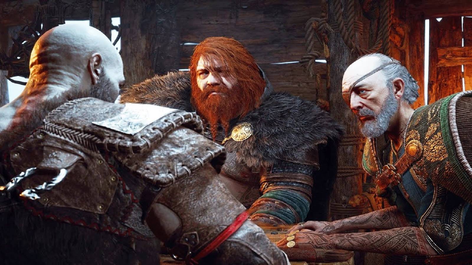 A God of War Ragnarok player notices a small detail from Kratos and Odin's first meeting at the former's home.
