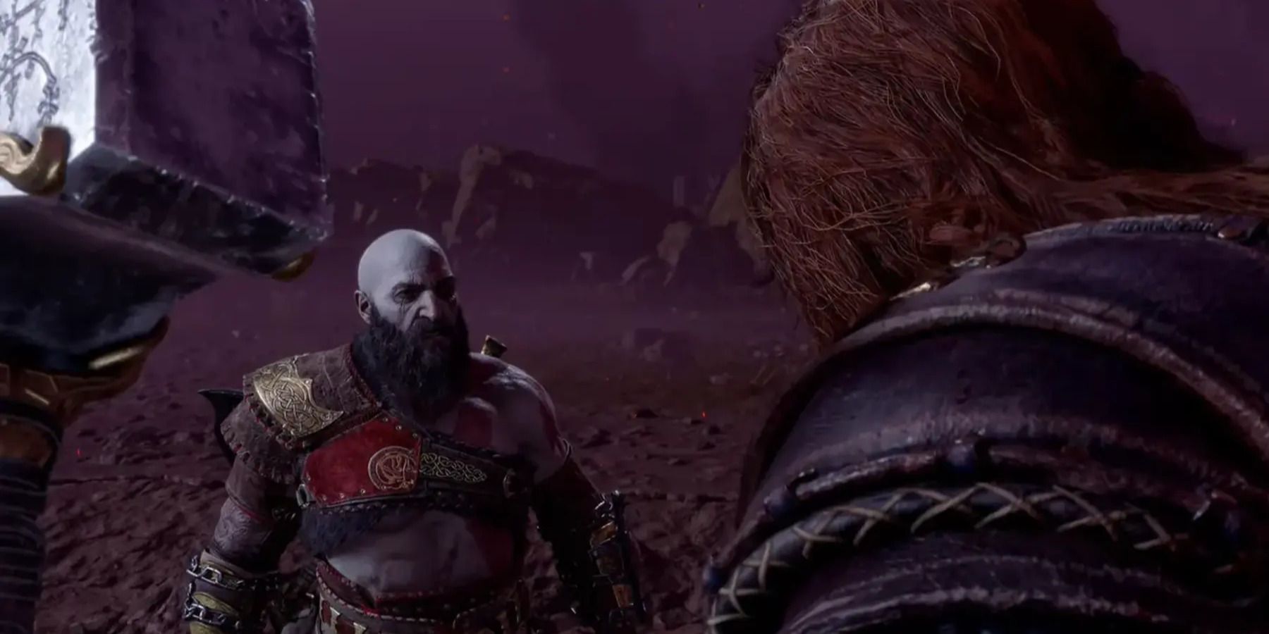 God of War Ragnarok Thor Kratos