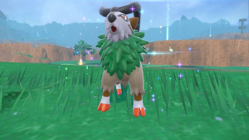 gogoat evolve screen pokemon 